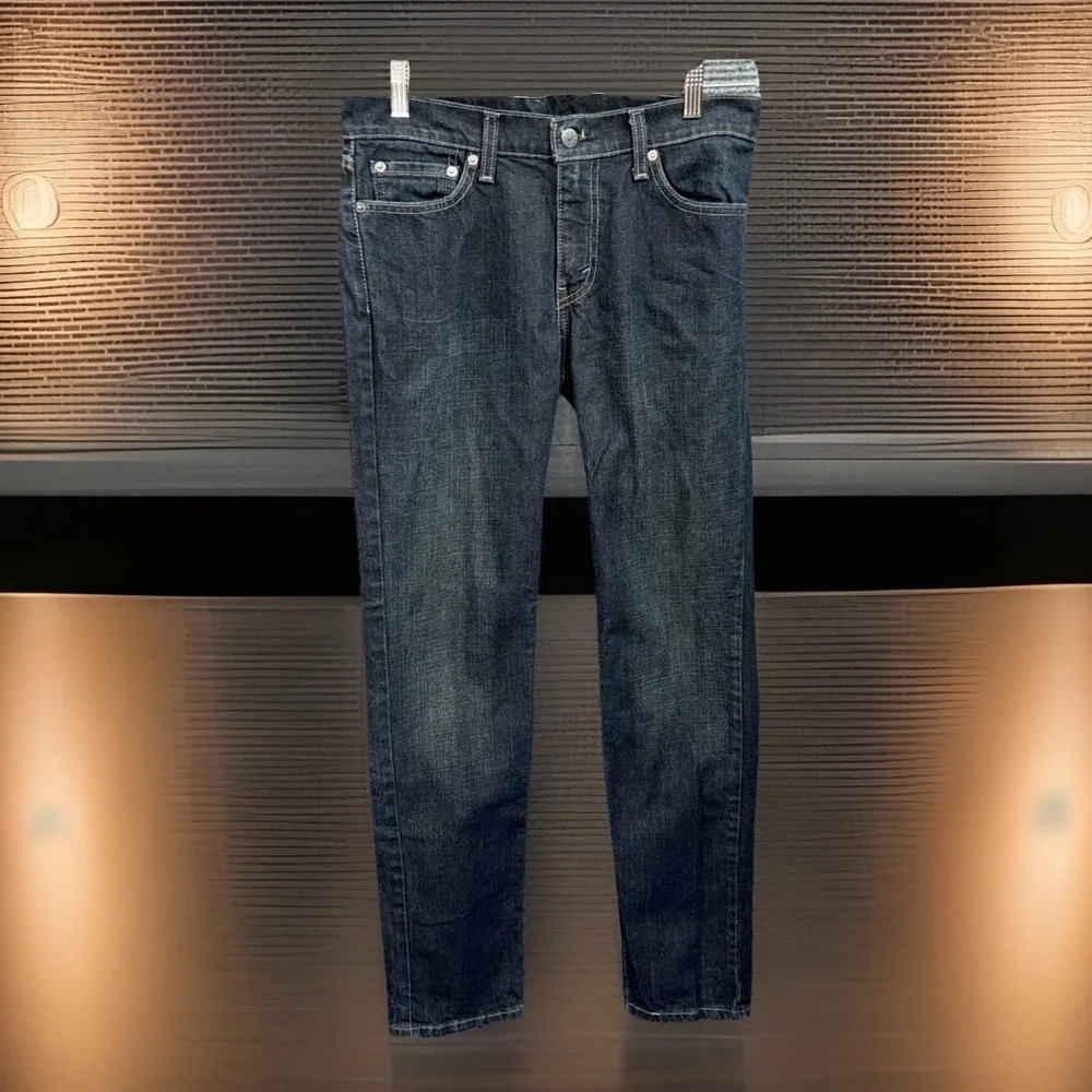 Levi's 511 Jeans Men's 30x32 Dark Wash Blue Slim Fit Denim Stretch Pants